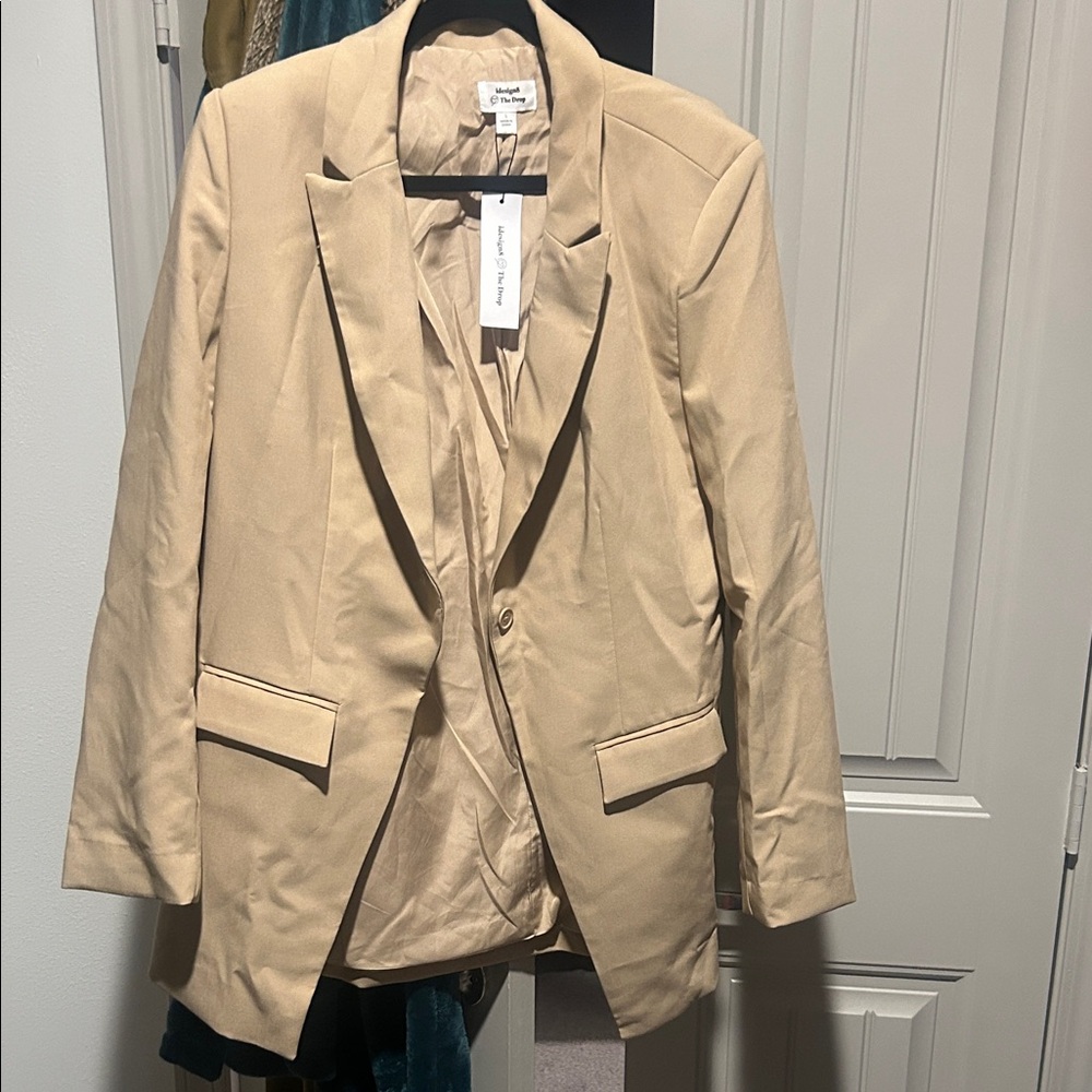 Limited edition the drop tan blazer suit